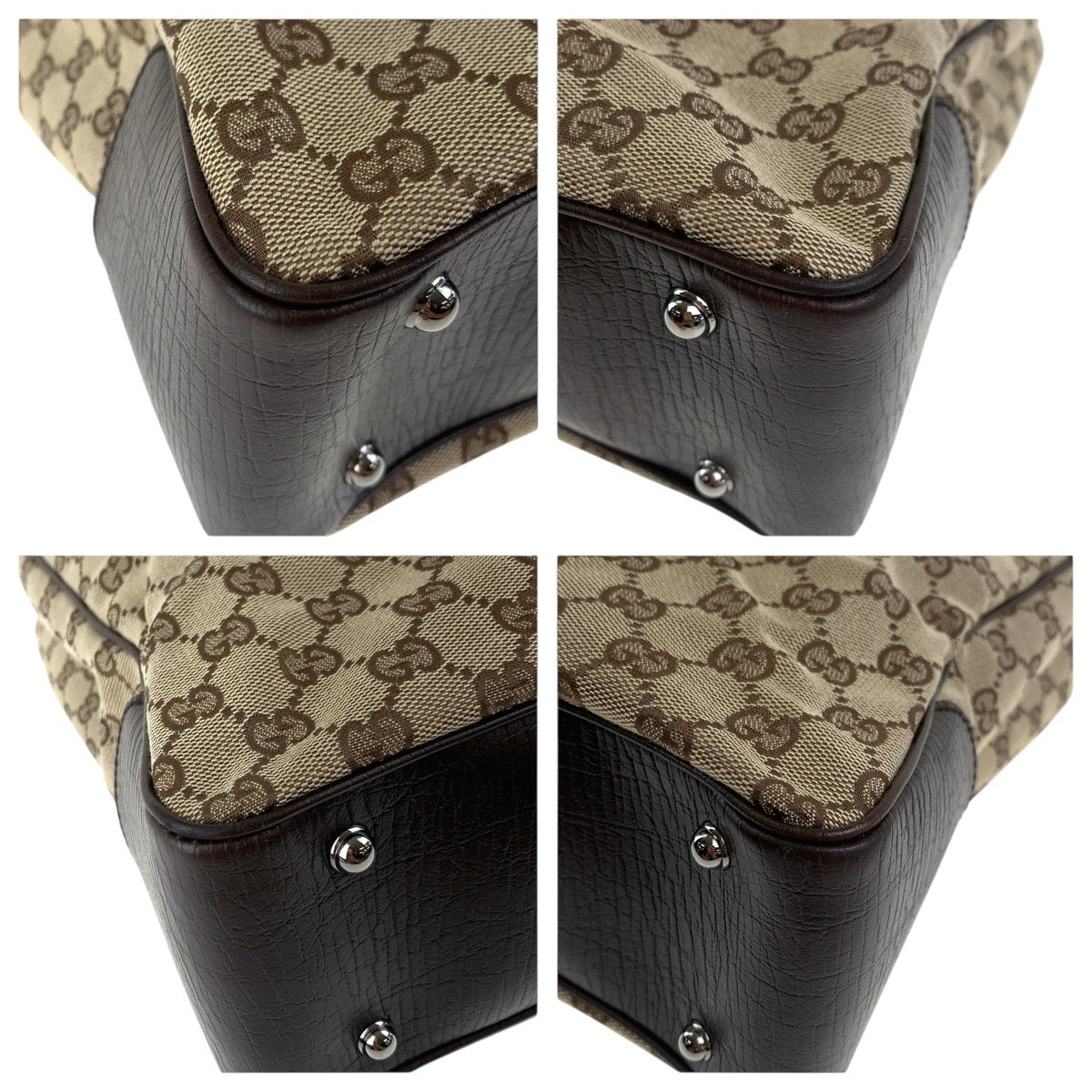 Gucci Bamboo GG Canvas Tote Bag