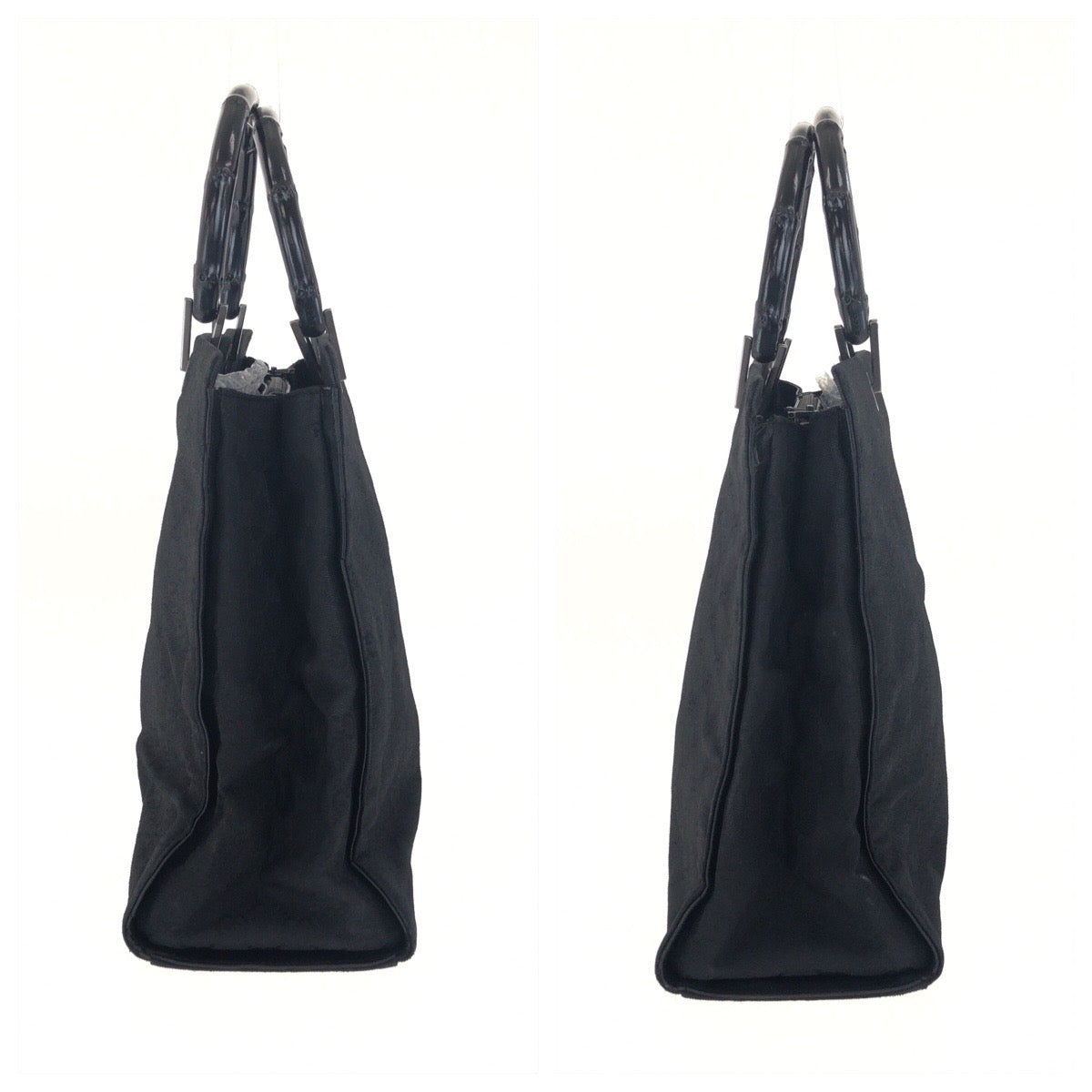 Gucci Bamboo GG Canvas Handbag