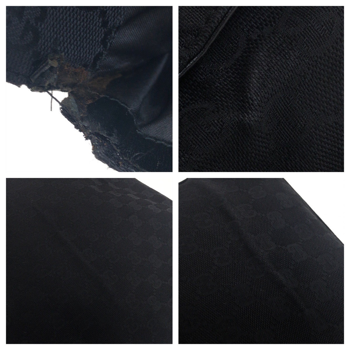 Gucci Bamboo GG Canvas Handbag