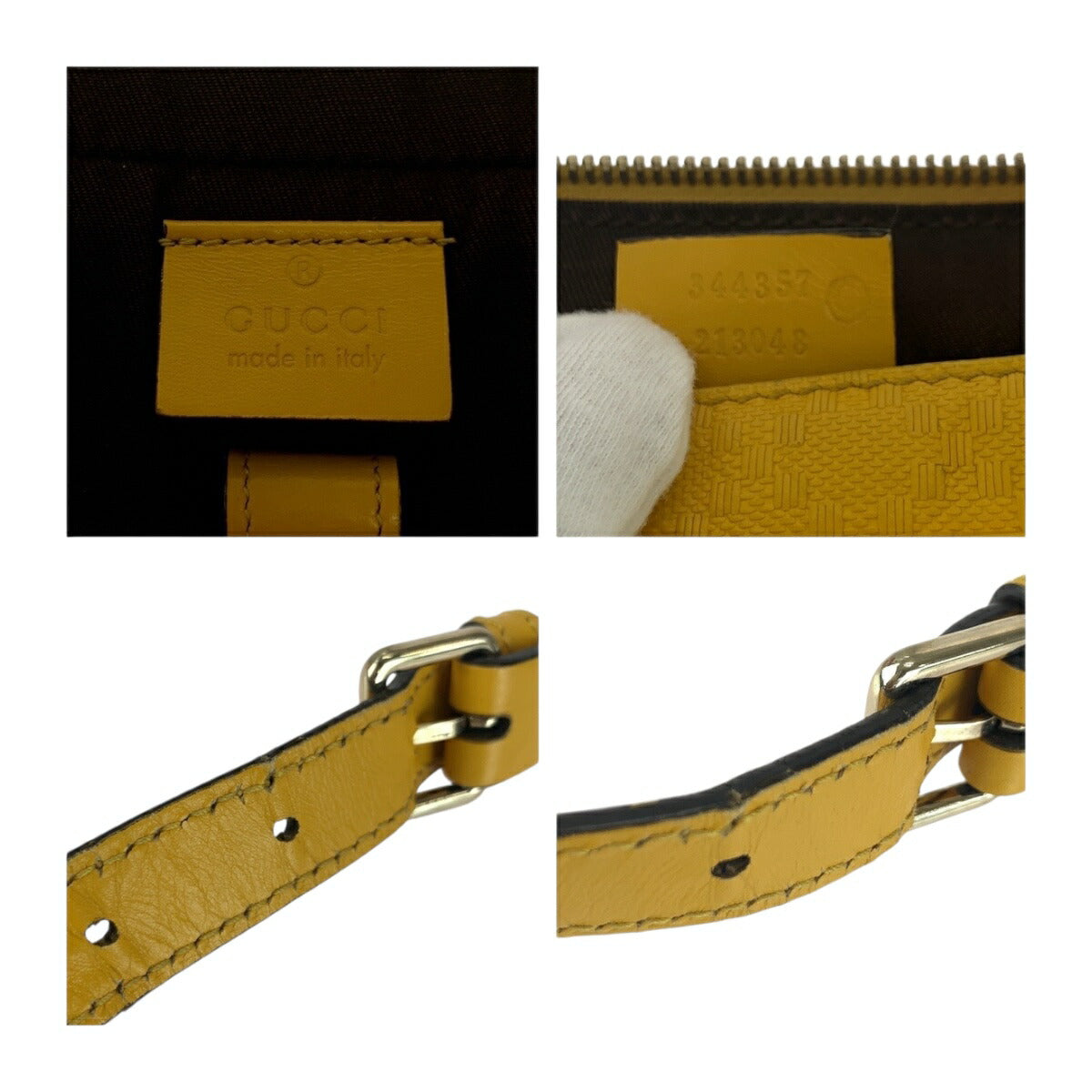 Gucci Diamante Leather 2way Briefcase