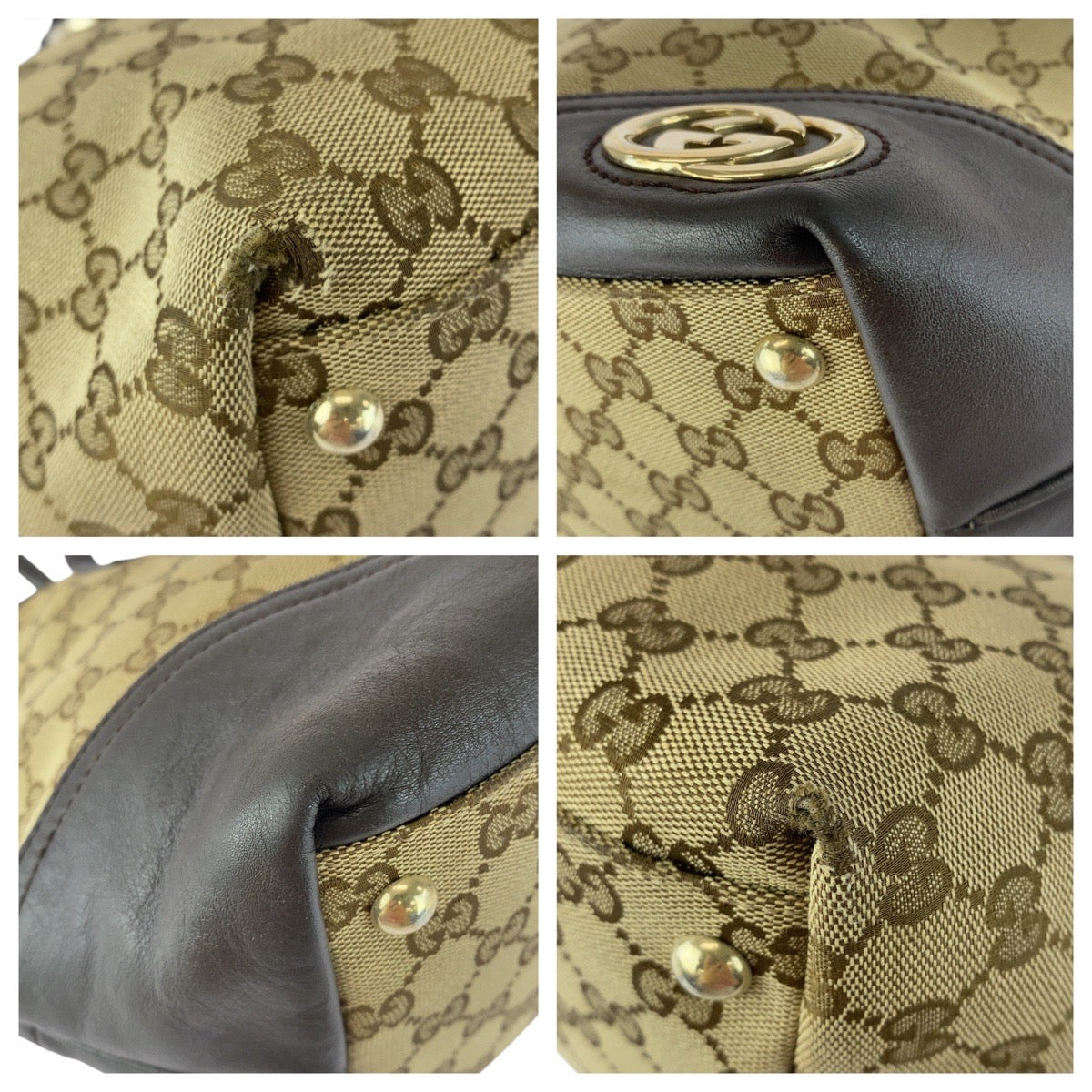 Gucci Abbey GG Canvas 2way Bag