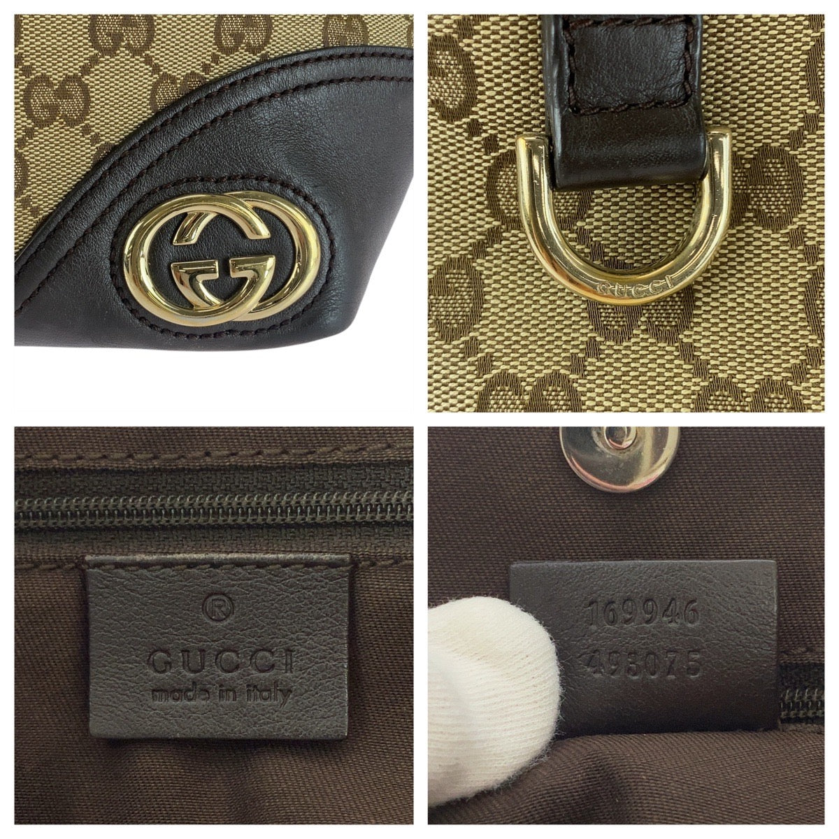 Gucci Abbey GG Canvas 2way Bag