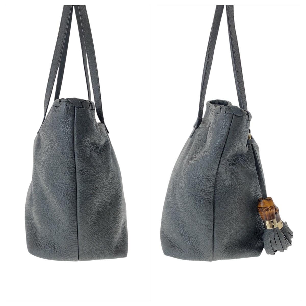 Gucci Bamboo Leather 2way Bag