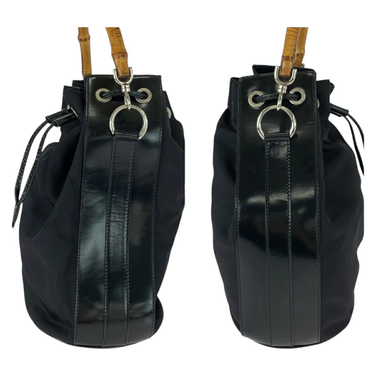 Gucci Bamboo Nylon 2way Bag