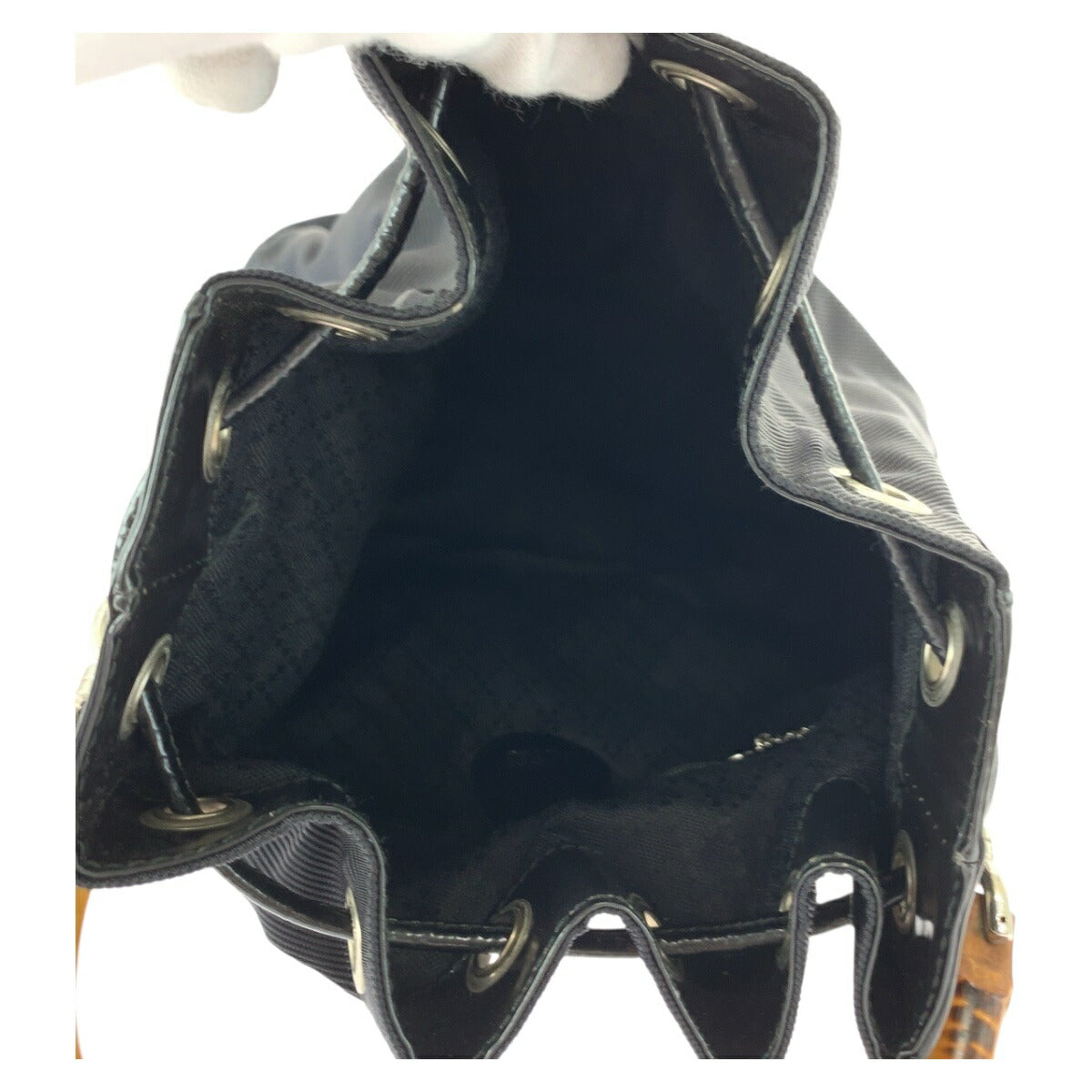 Gucci Bamboo Nylon 2way Bag