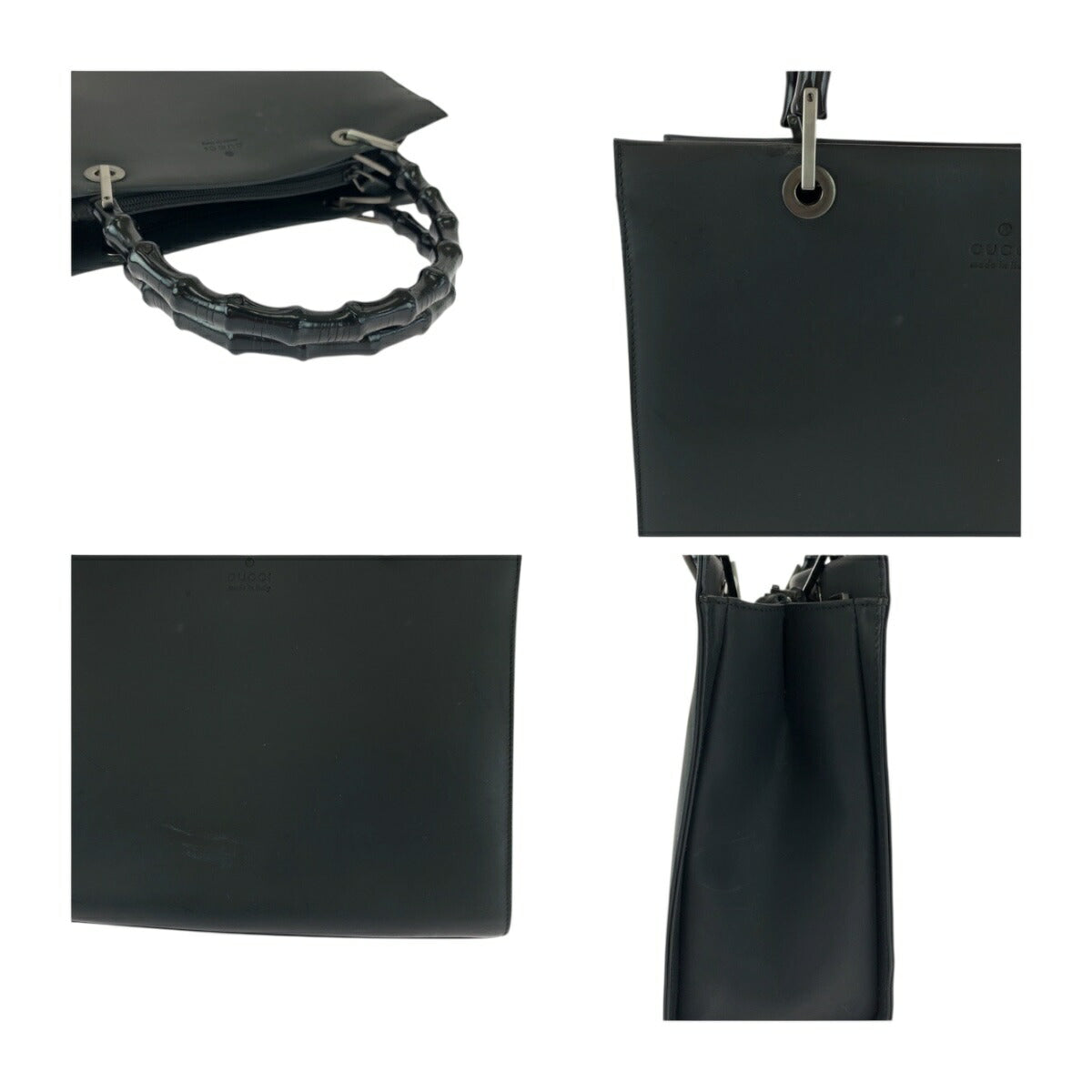 Gucci Bamboo Leather Tote Bag