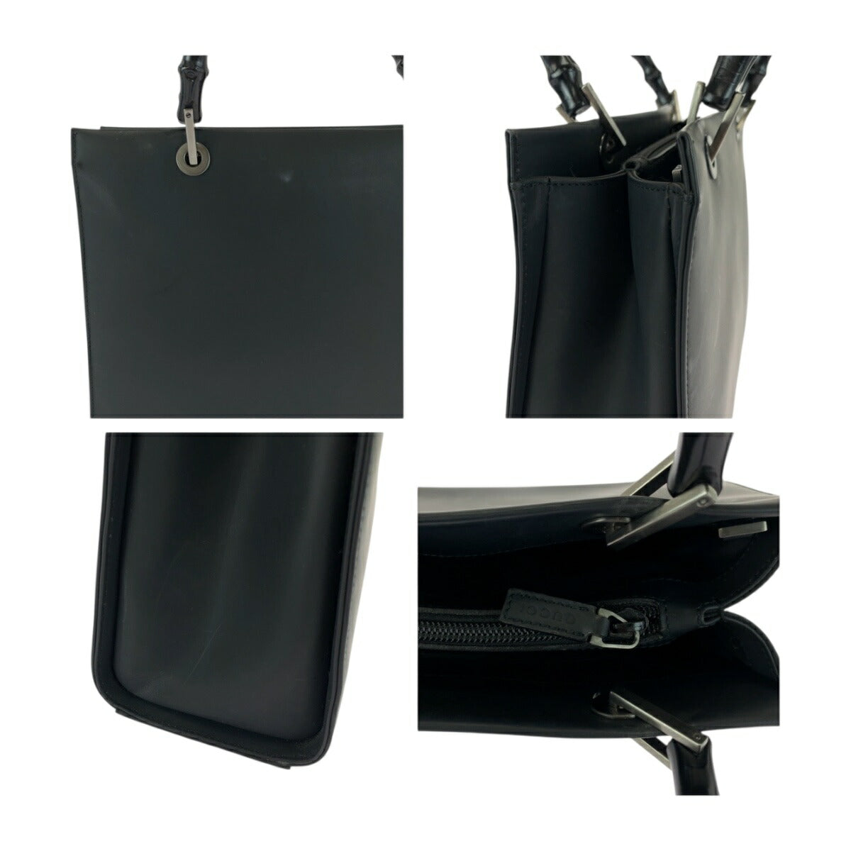 Gucci Bamboo Leather Tote Bag