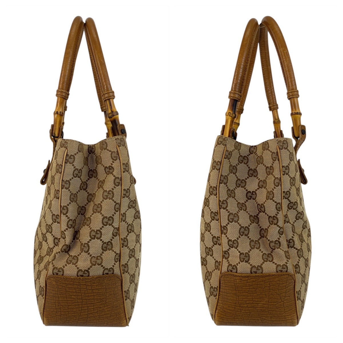Gucci Bamboo GG Canvas 2way Bag