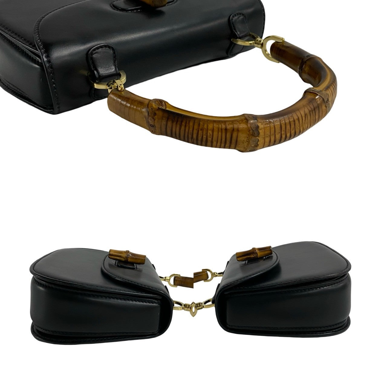 Gucci Bamboo Leather Handbag
