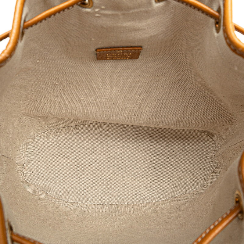 Gucci Disney mini GG Supreme Leather Bucket Bag Limited