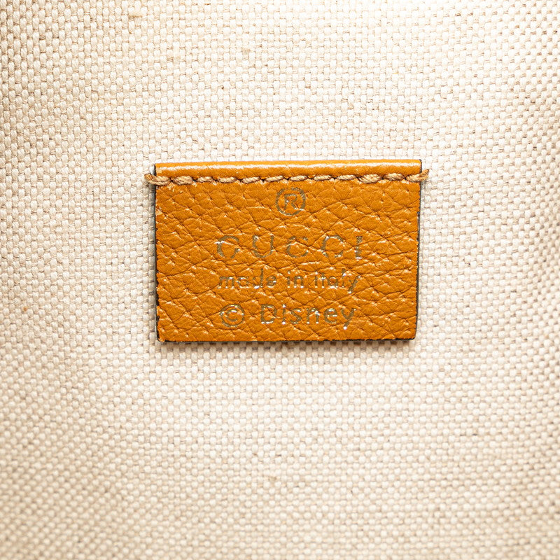 Gucci Disney mini GG Supreme Leather Bucket Bag Limited