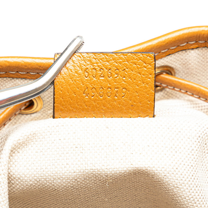 Gucci Disney mini GG Supreme Leather Bucket Bag Limited