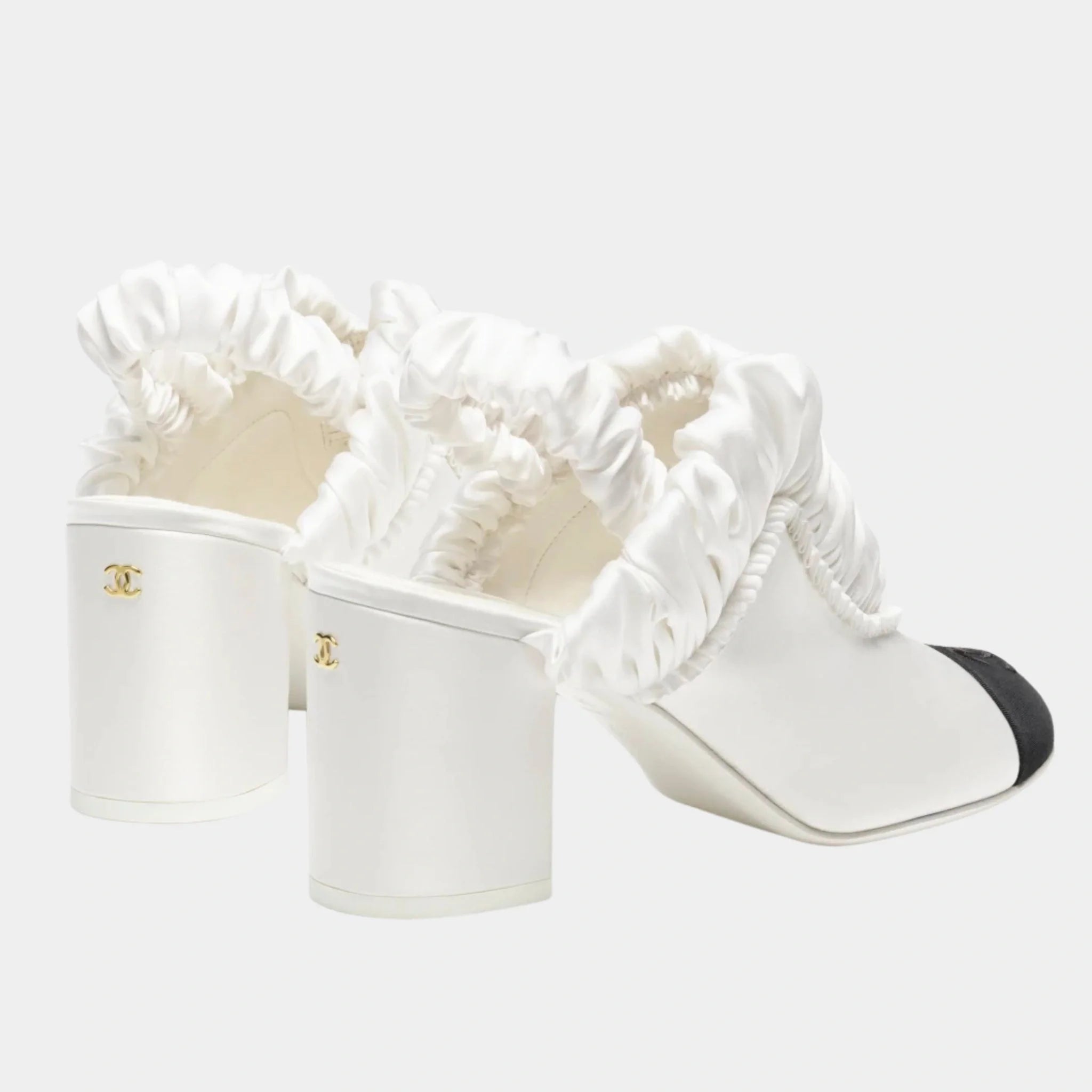 Slingbacks Silk Satin & Grosgrain