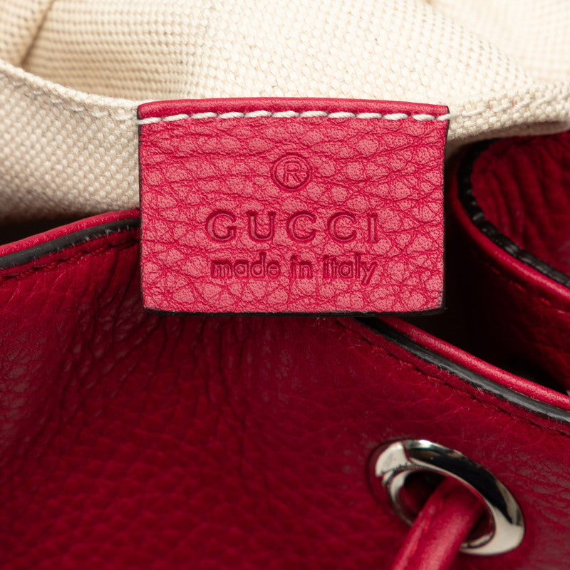 Gucci Bamboo Leather Backpack