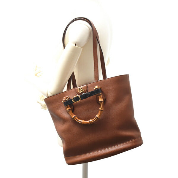 Gucci Diana Leather 2way Tote Bag