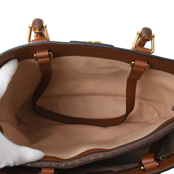 Gucci Diana Leather 2way Tote Bag