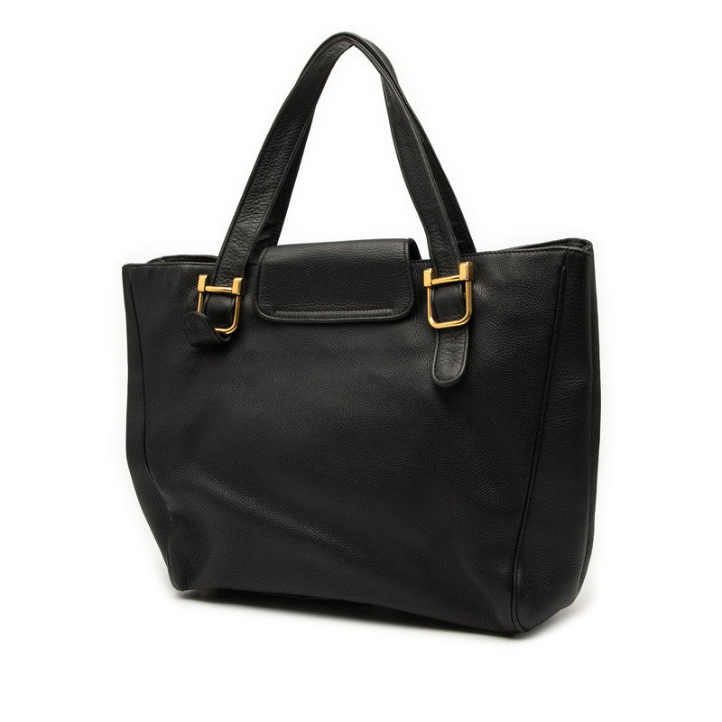 Gucci Double G Leather Tote Bag