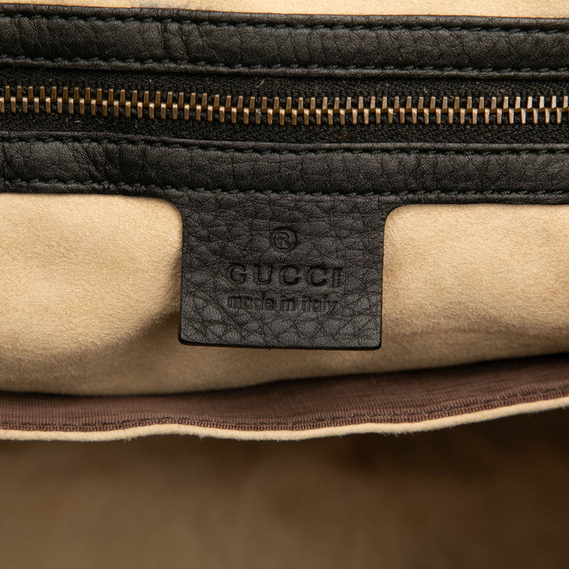 Gucci Double G Leather Tote Bag