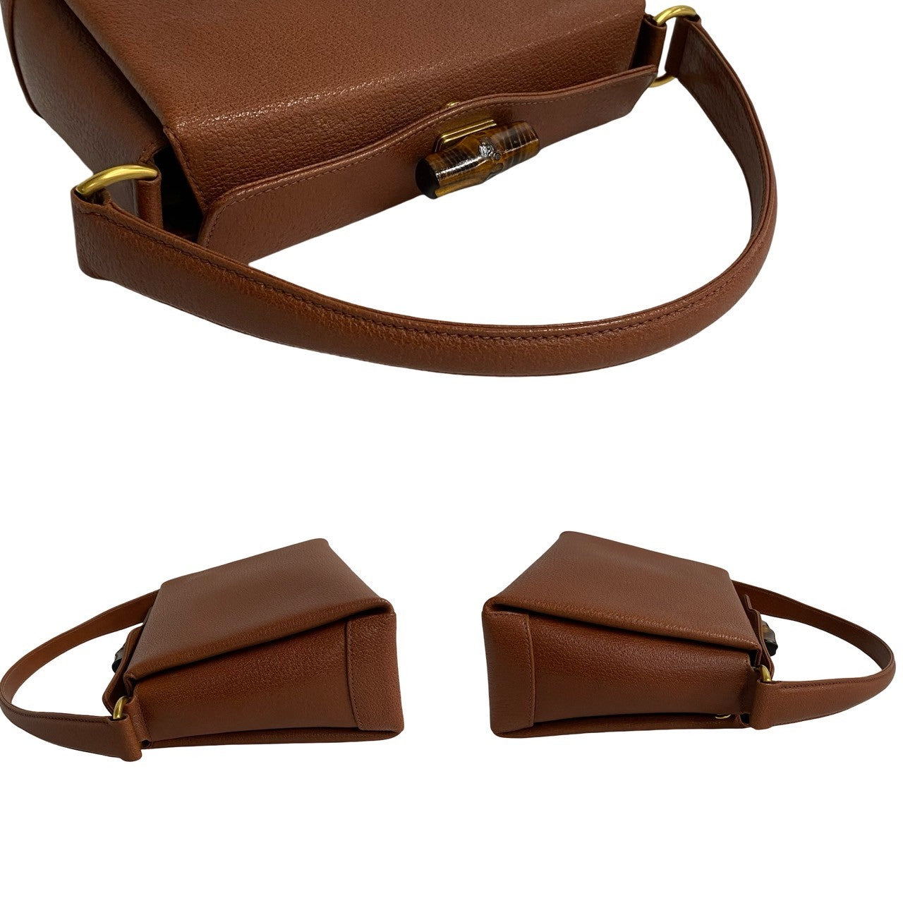 Gucci Bamboo Leather Handbag