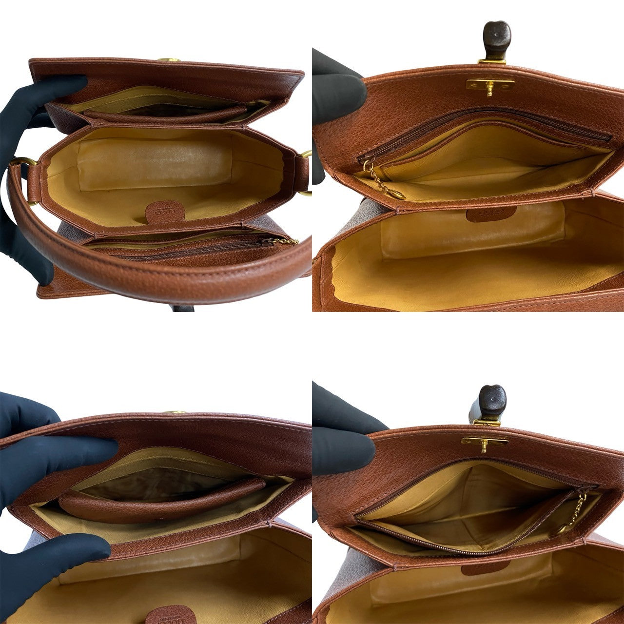 Gucci Bamboo Leather Handbag