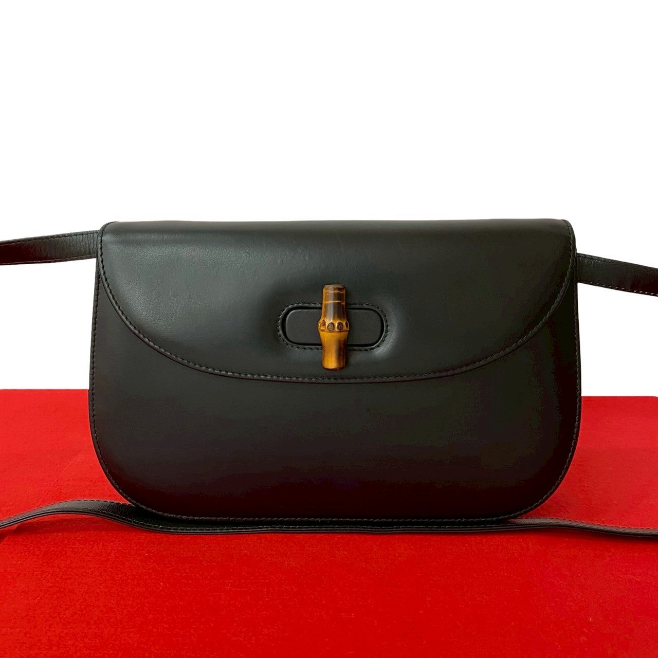 Gucci Bamboo Leather Shoulder Bag