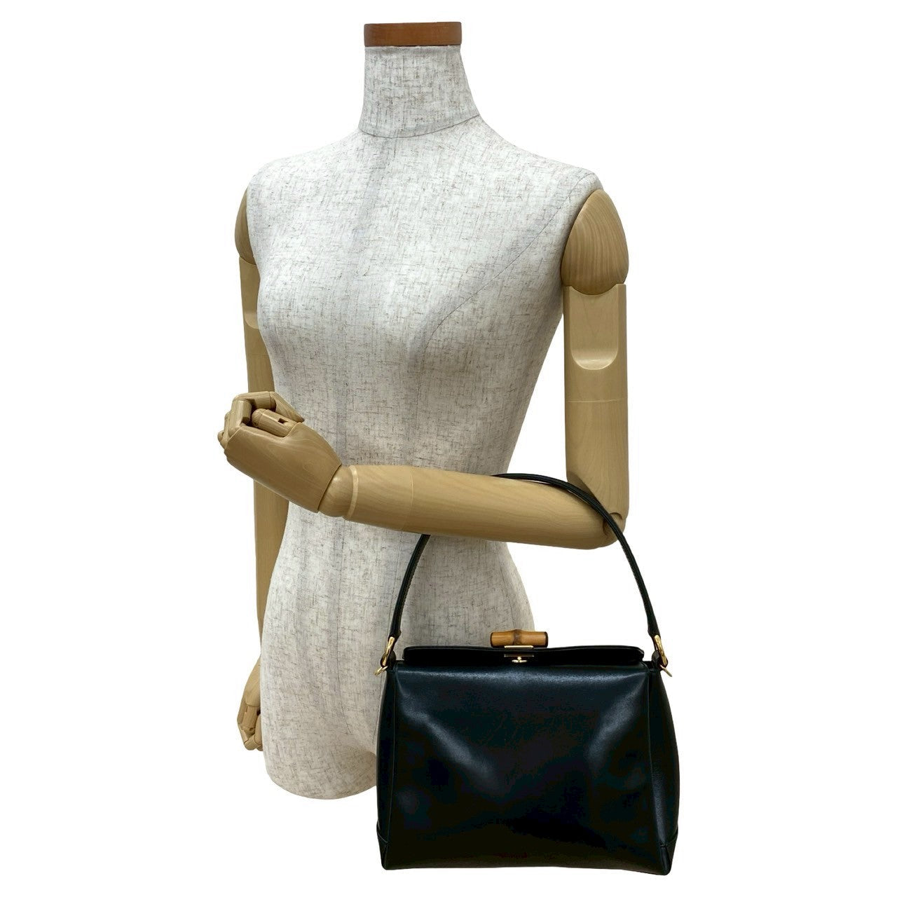 Gucci Bamboo Leather Handbag