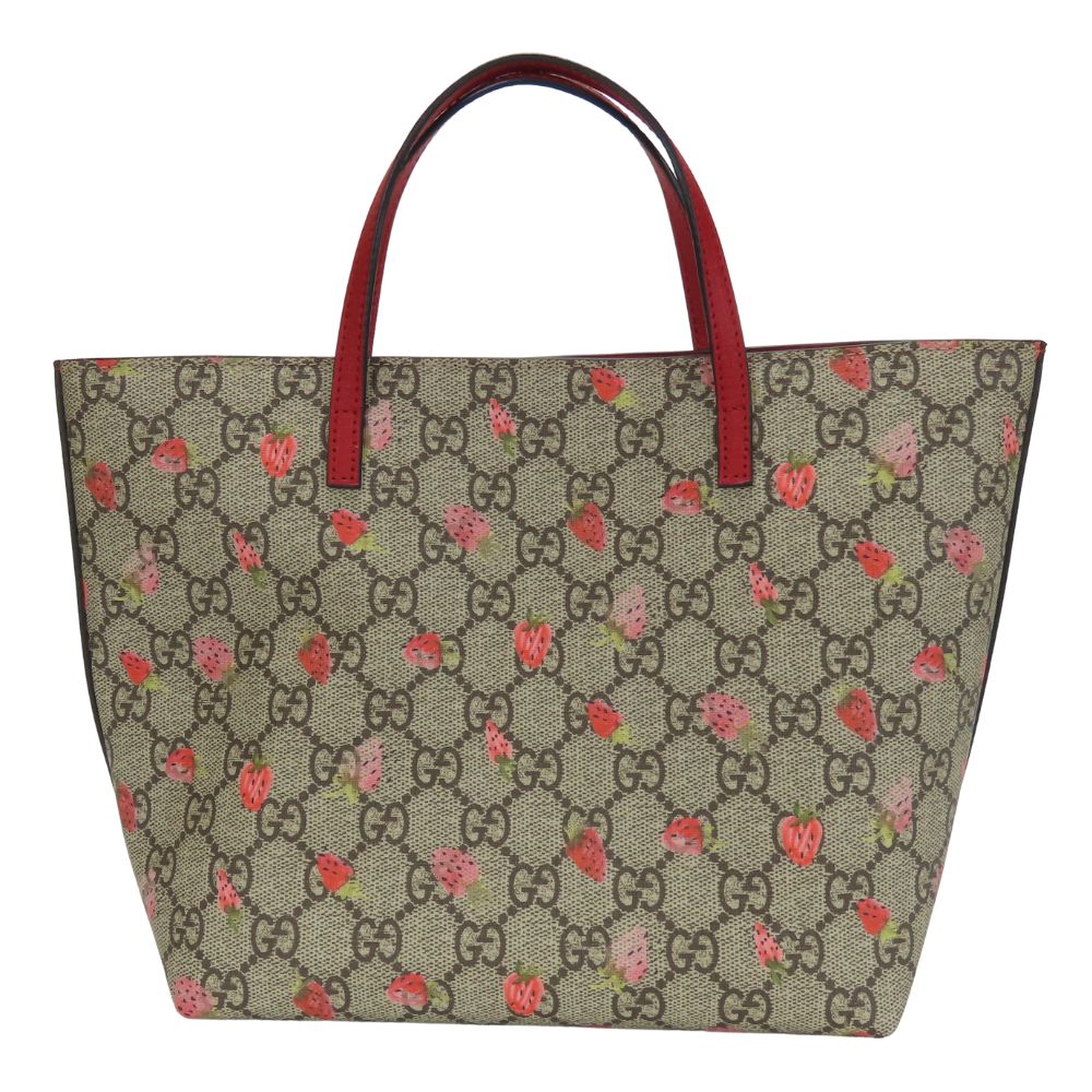Gucci Chilled license strawberry GG Supreme Canvas Handbag