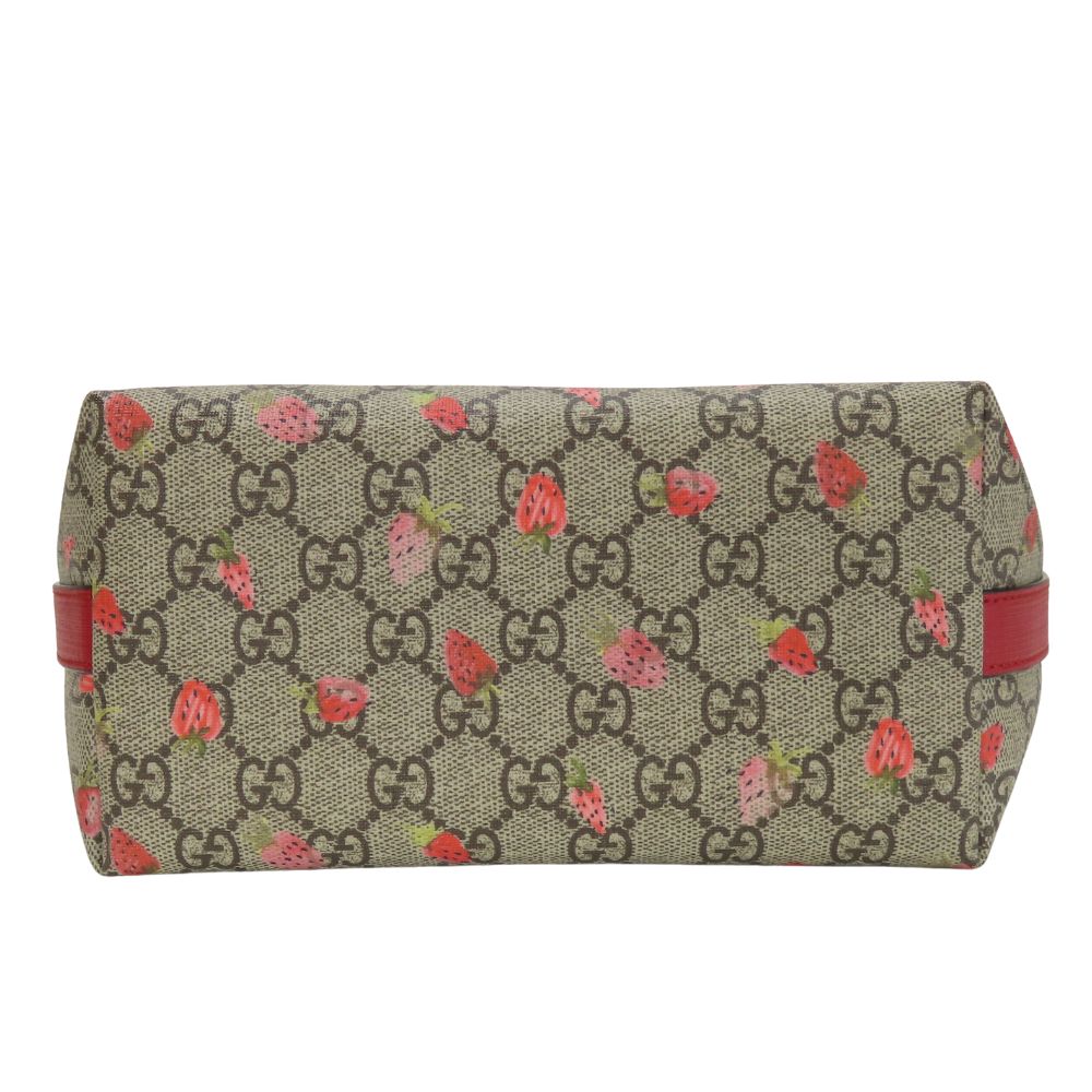 Gucci Chilled license strawberry GG Supreme Canvas Handbag