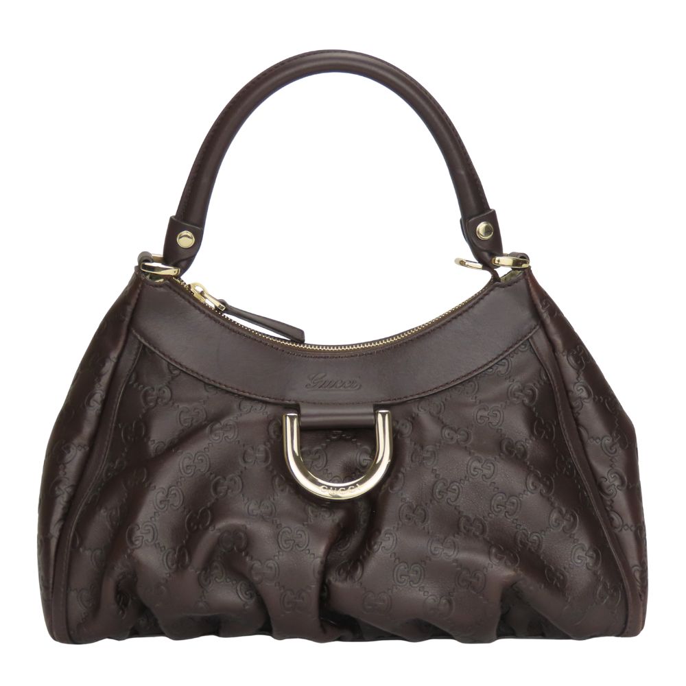 Gucci Abbey Sima leather Handbag