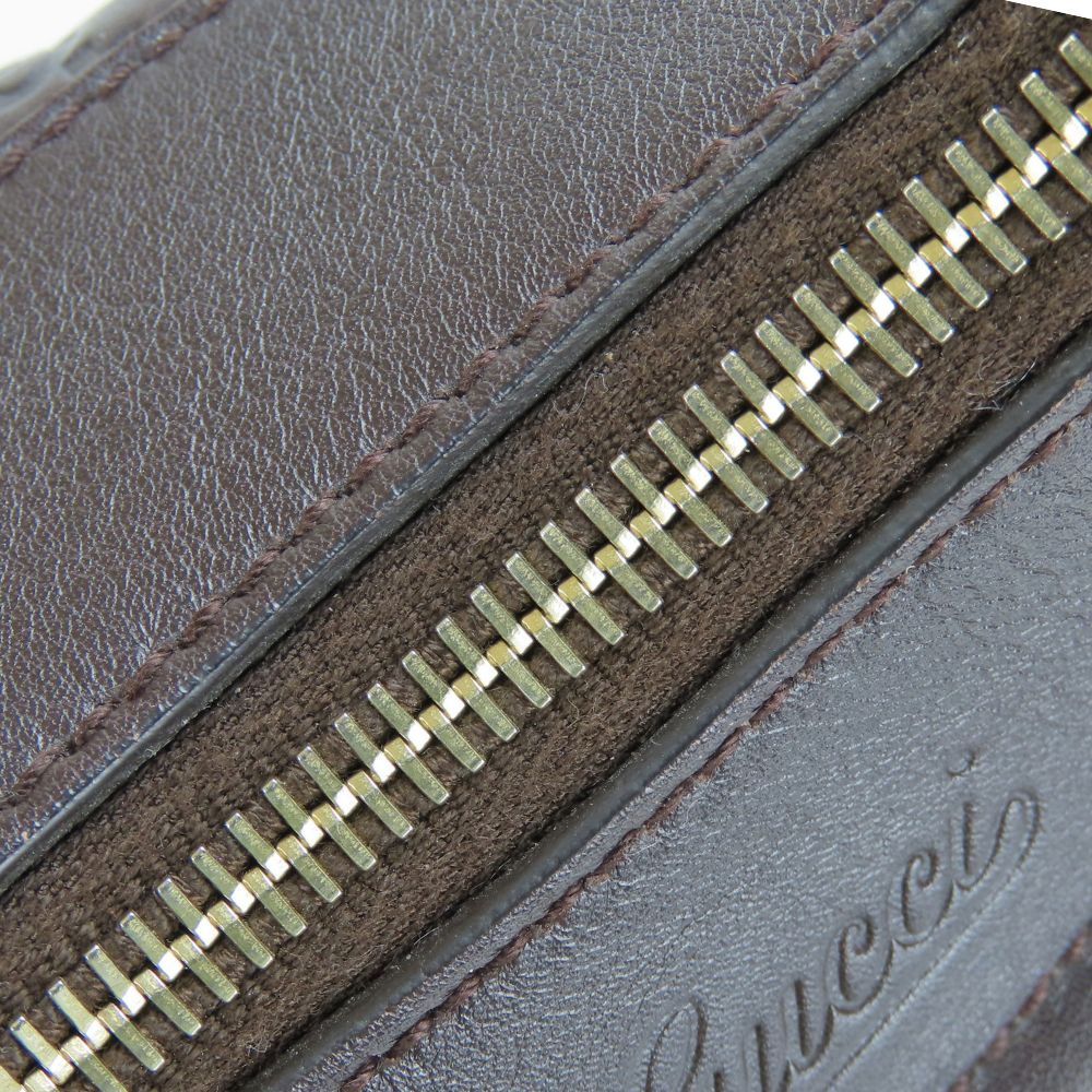 Gucci Abbey Sima leather Handbag