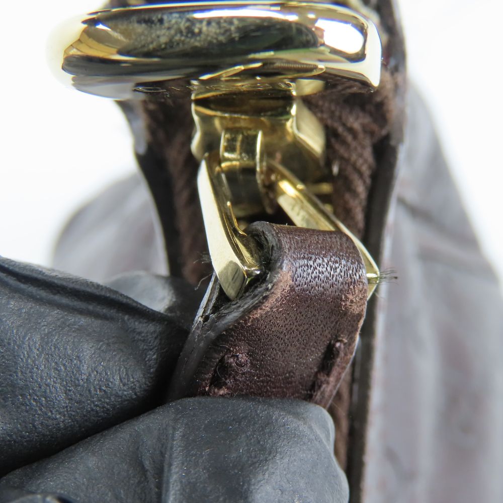 Gucci Abbey Sima leather Handbag