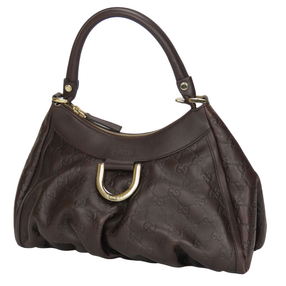 Gucci Abbey Sima leather Handbag