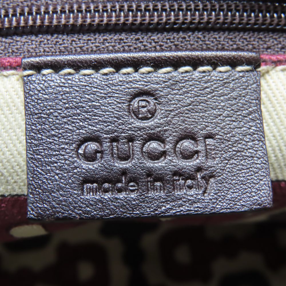 Gucci Abbey Sima leather Handbag