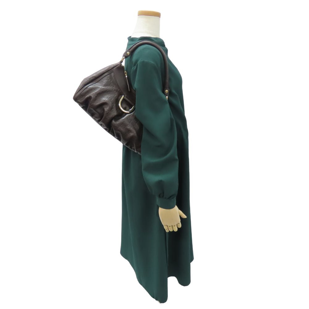 Gucci Abbey Sima leather Handbag