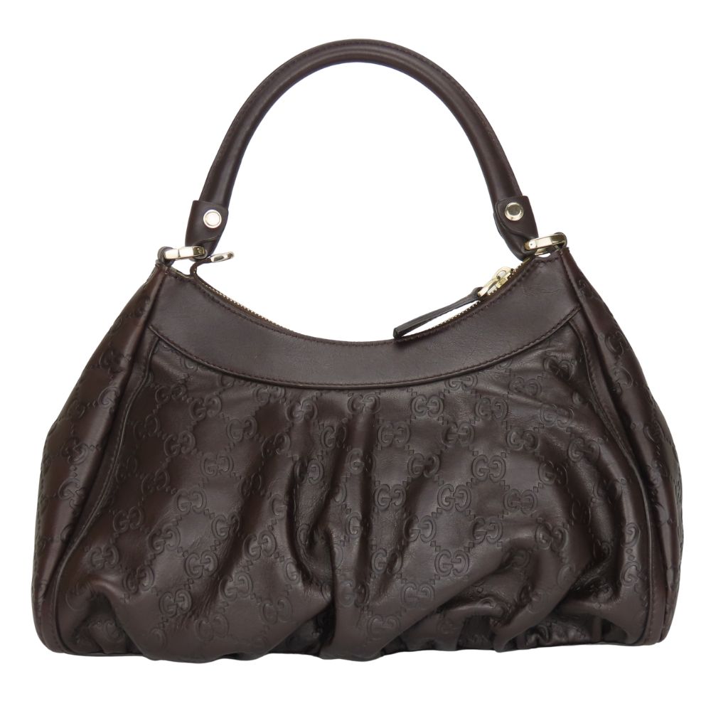 Gucci Abbey Sima leather Handbag