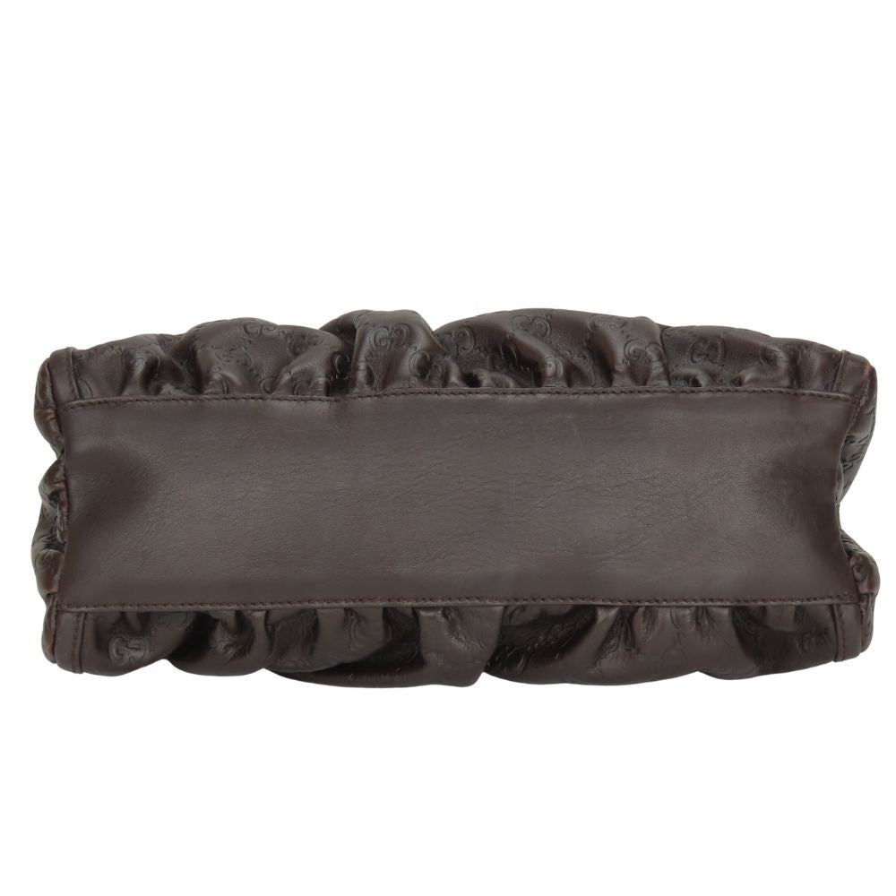 Gucci Abbey Sima leather Handbag