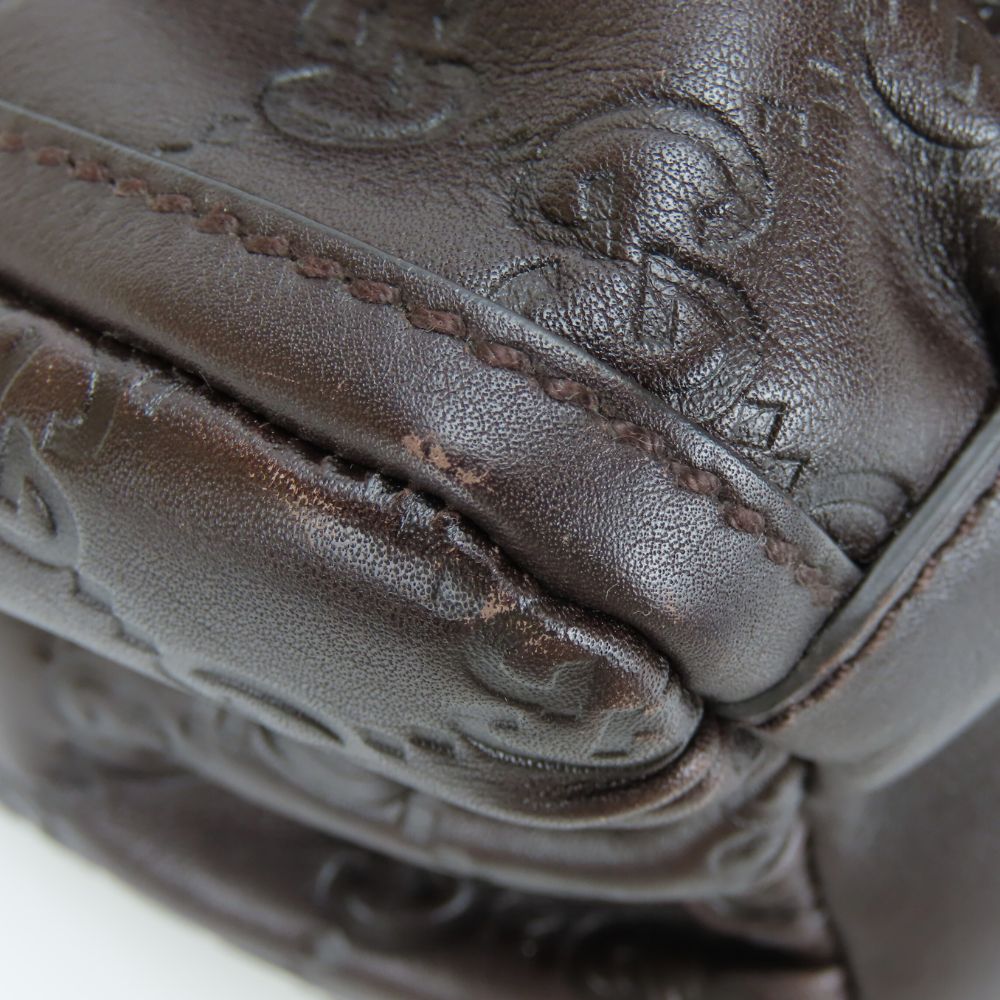 Gucci Abbey Sima leather Handbag