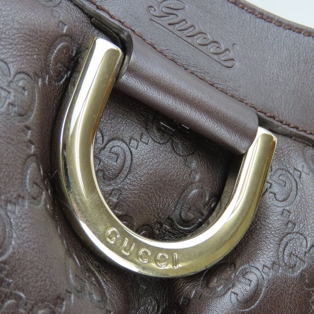 Gucci Abbey Sima leather Handbag