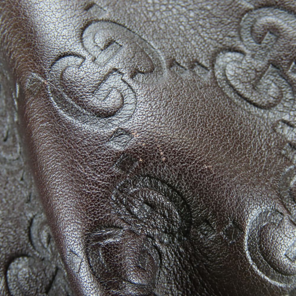 Gucci Abbey Sima leather Handbag