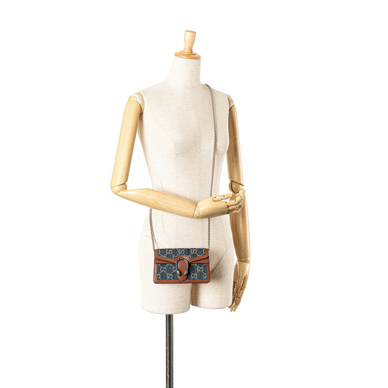 Gucci Dionysus GG Denim Shoulder Bag