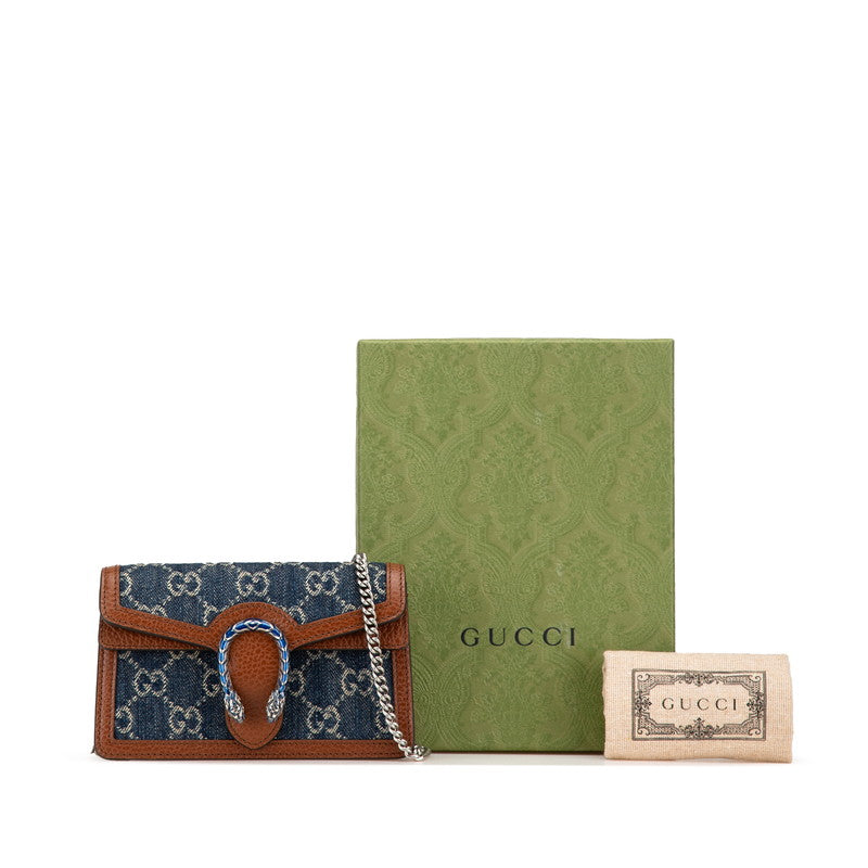 Gucci Dionysus GG Denim Shoulder Bag
