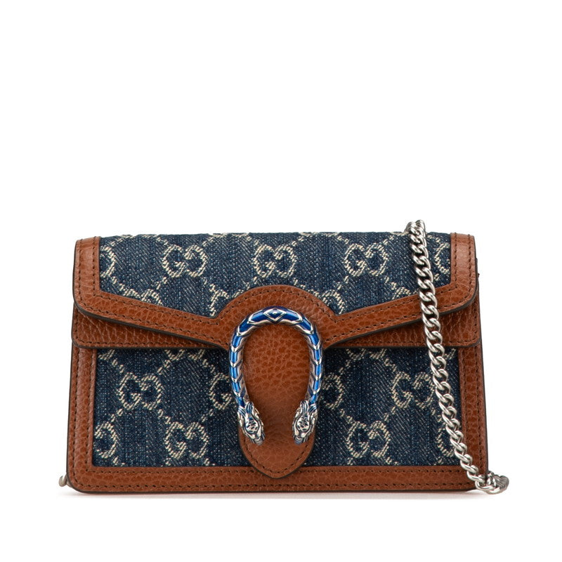 Gucci Dionysus GG Denim Shoulder Bag