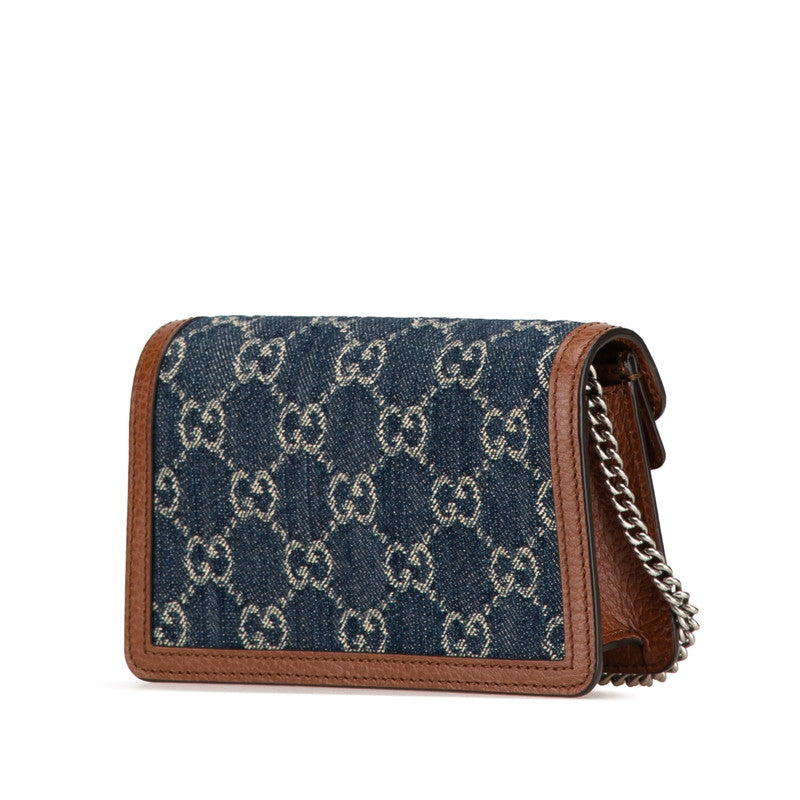 Gucci Dionysus GG Denim Shoulder Bag