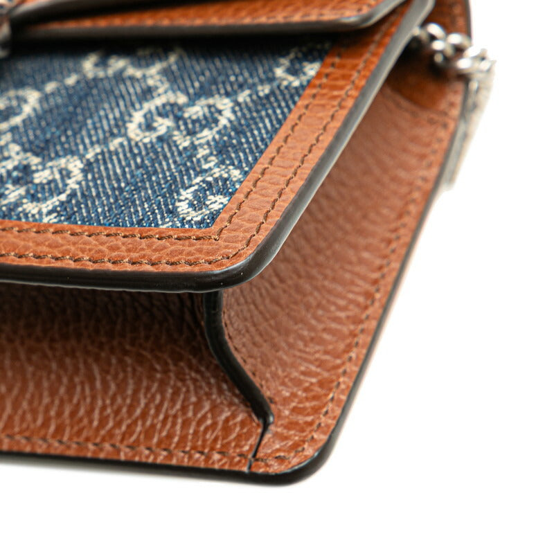 Gucci Dionysus GG Denim Shoulder Bag
