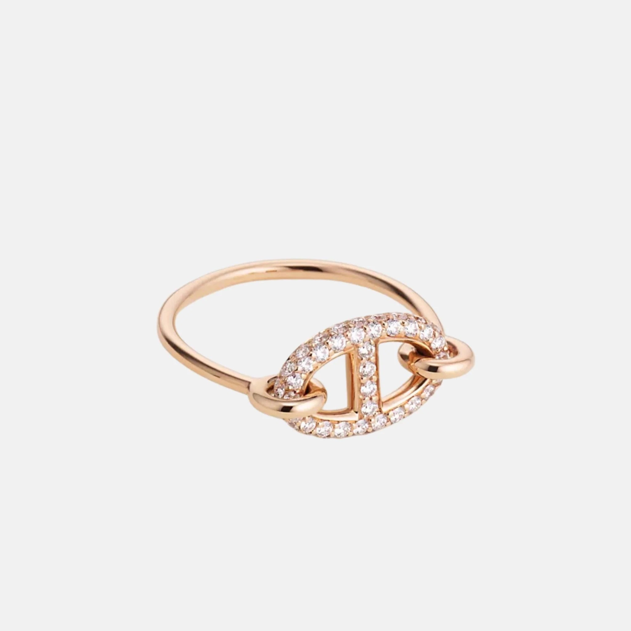 Farandole Ring Rose Gold Diamonds