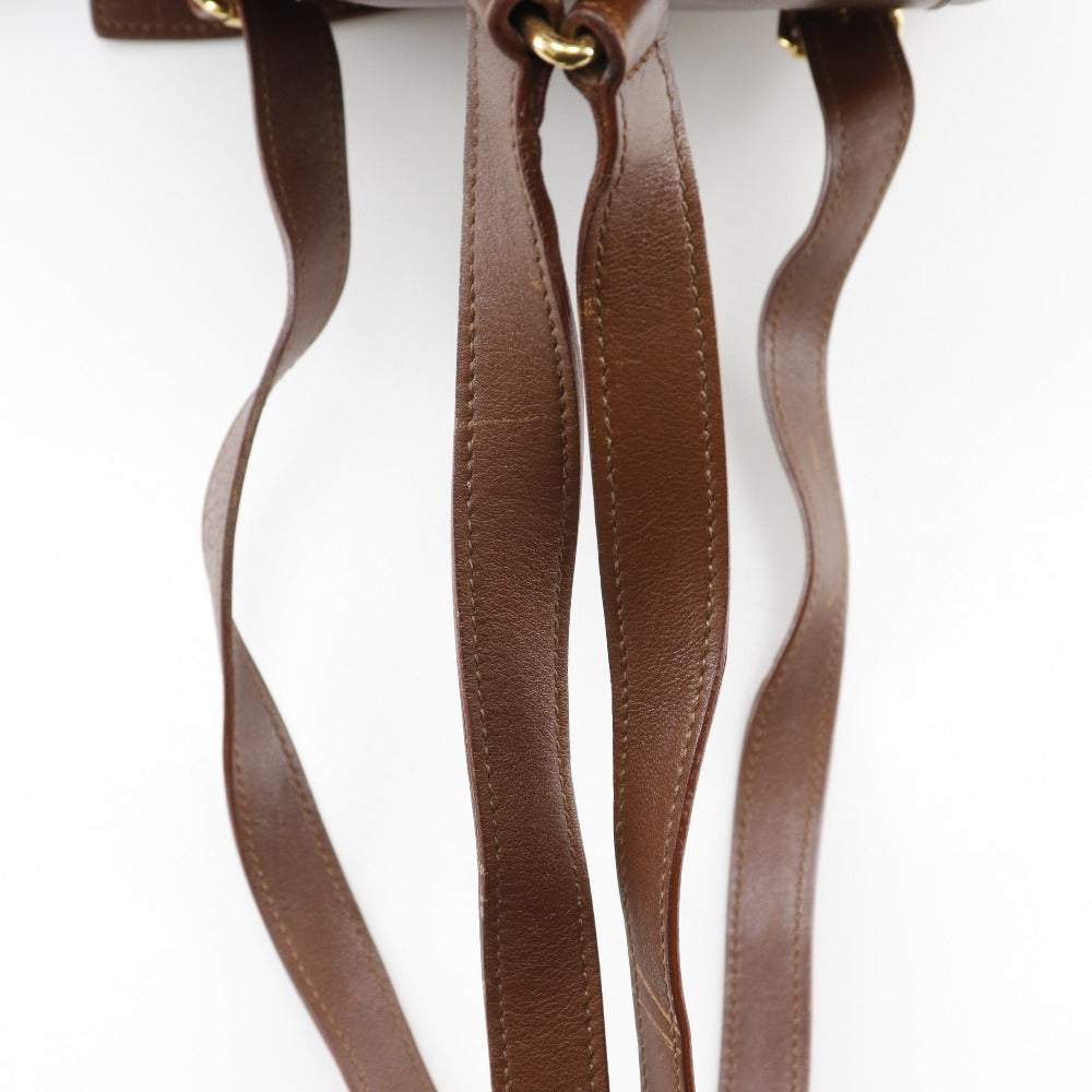 Gucci Bamboo Handle Leather 2way Backpack