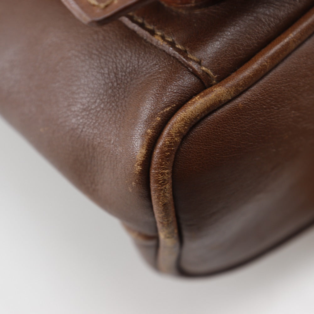 Gucci Bamboo Handle Leather 2way Backpack