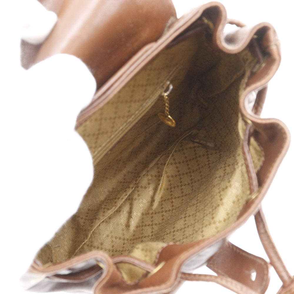 Gucci Bamboo Handle Leather 2way Backpack