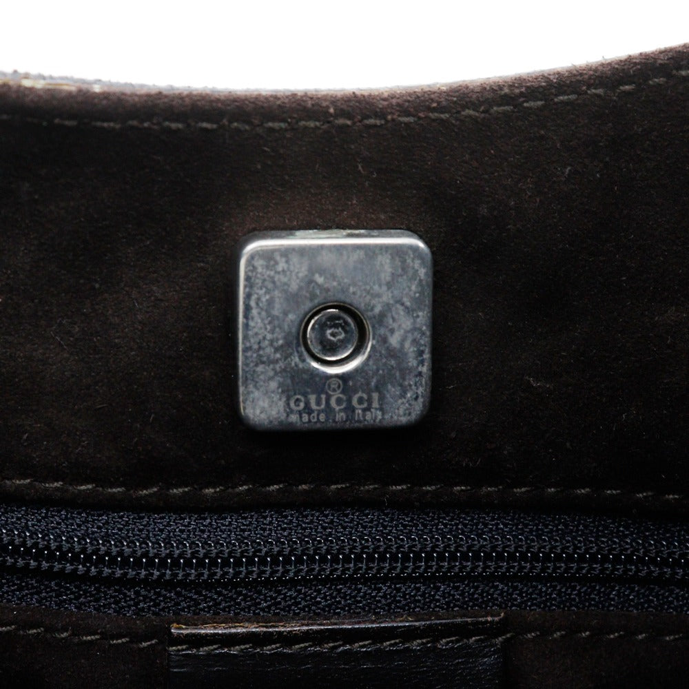 Gucci 001.3767.002058 Suede Shoulder Bag