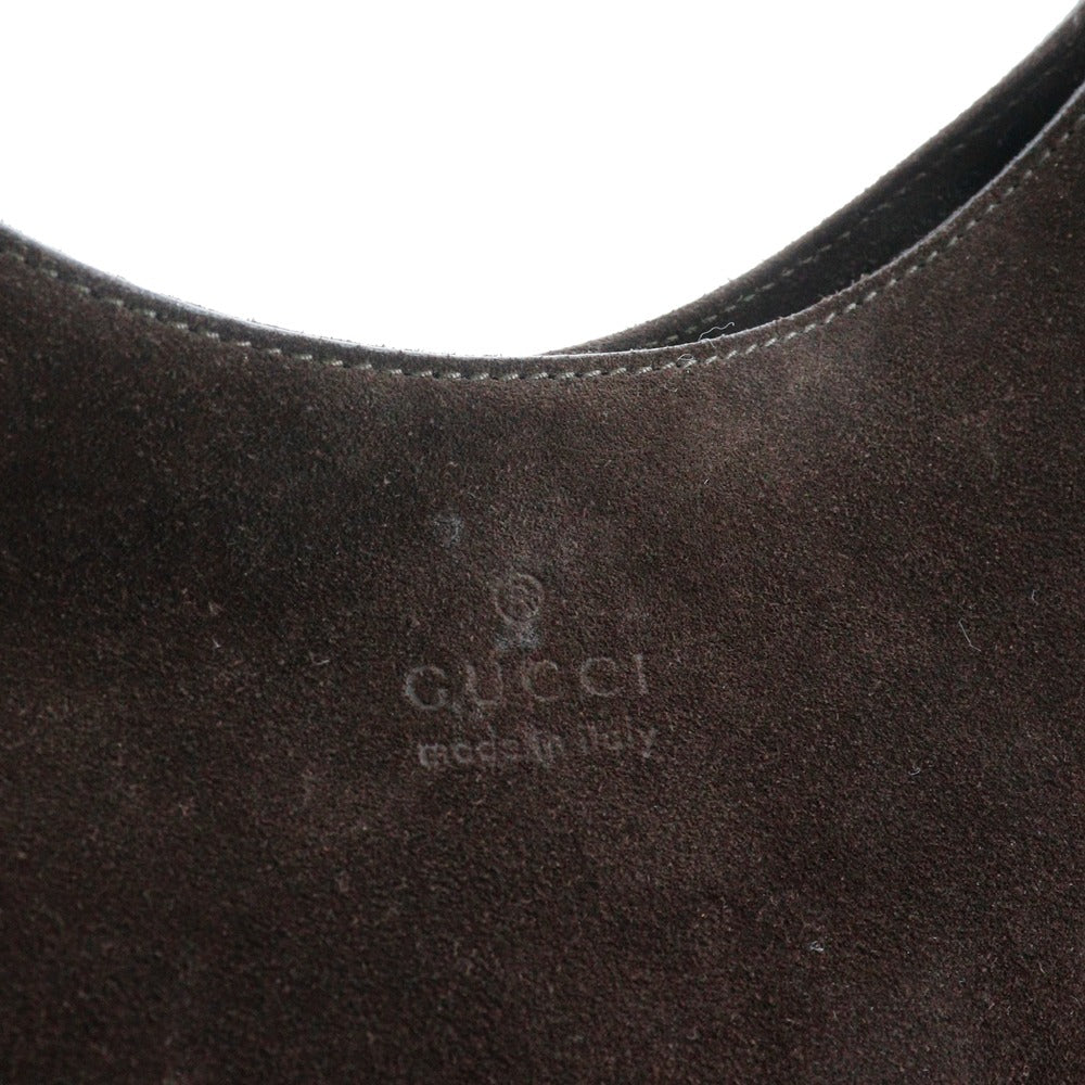 Gucci 001.3767.002058 Suede Shoulder Bag